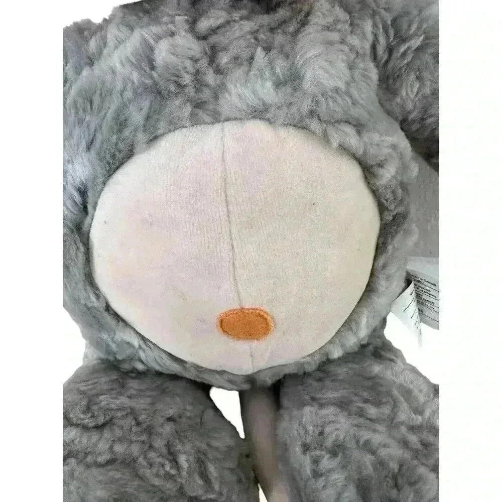 Manhattan Toy Grey Plush Mouse Red Yellow‎ Stuffed Animal Good Condition Stuffie